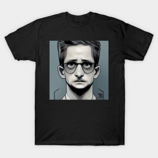 Edward Snowden | Comics style T-Shirt